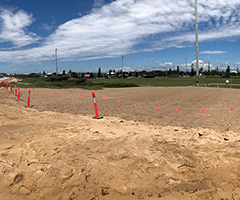 Waste excavation at North Stockton