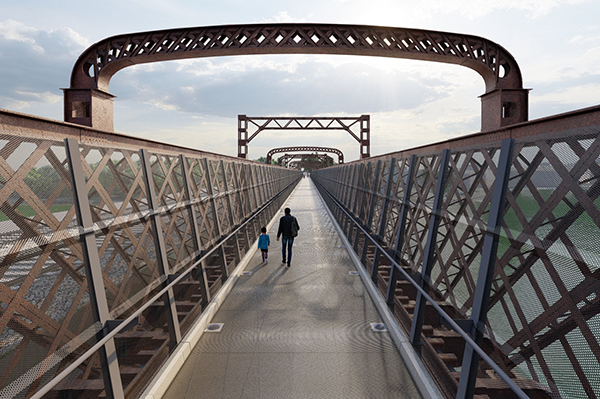 Artist impression of upgrade Meadowbank bridge. Artist impression of upgrade Meadowbank bridge.
