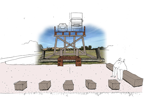 Location B concept illustration Location B concept illustration