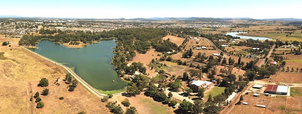 Aerial view of Walka Water Works and surrounds. Picture by Adam Caddy. Aerial view of Walka Water Works and surrounds. Picture by Adam Caddy.
