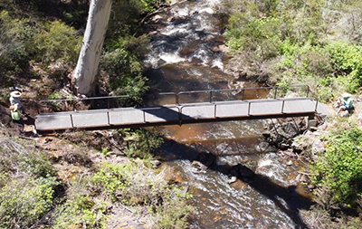 bridge over Micalong Creek