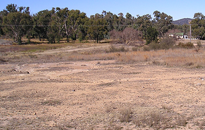 Former arsenic processing plant site.