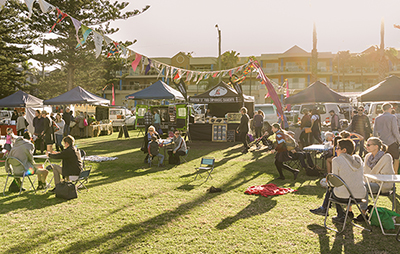 Kiama farmer's market. Credit Destination NSW