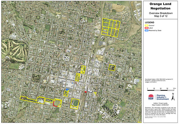 Orange Land Negotiation - Overview Breakdown Map 3 of 12 Orange Land Negotiation - Overview Breakdown Map 3 of 12