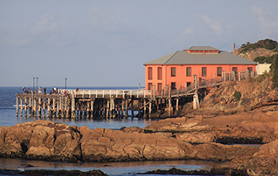 Heritage listed wharf at Tathra