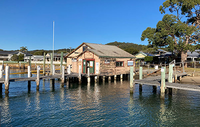 Empire bay boatshed