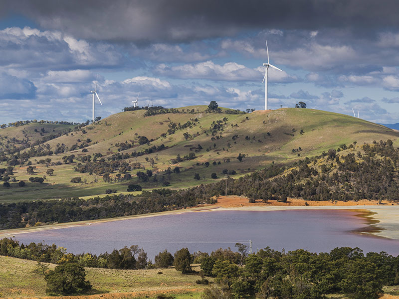 Wind power, Lake George