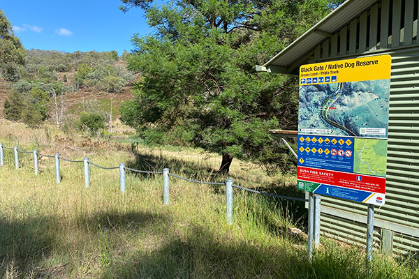 Fencing has been installed to stop 4WDs entering sensitive areas at Bridle Track