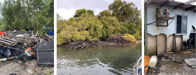 Thompsons Oyster shed before remediation