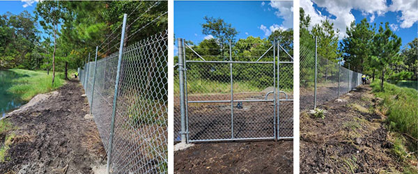 Bexhill quarry fence