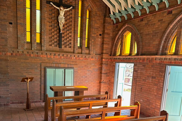 Inside the Chapel after the upgrade