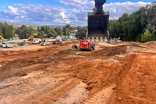 Crown Lands cleaned up derelict buildings on-site to allow for its reuse by Cowra Early Childhood Services Co-Operative