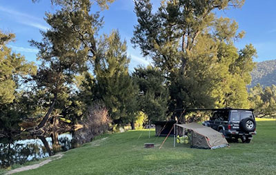 Camping at Billy Grace Reserve