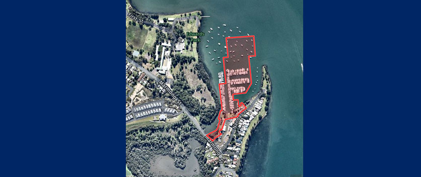 Map of Marmong Point