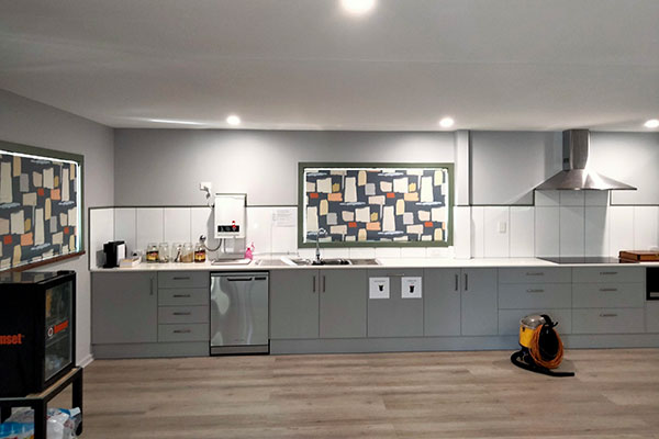 The new kitchen at Bermagui Men's Shed