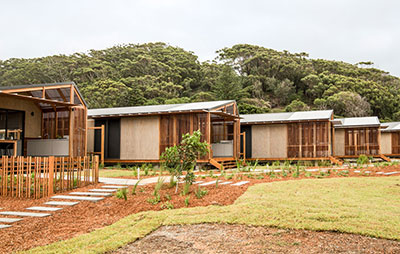 New cabins at Seal Rocks caravan and campground