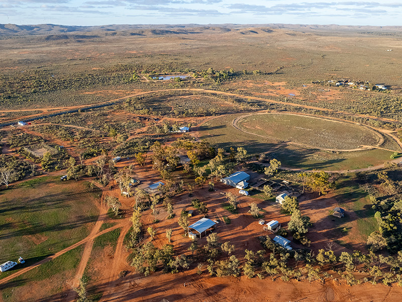 Penrose Park, aerial view