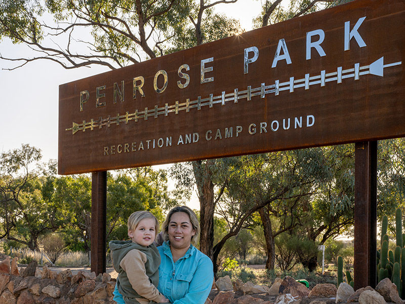 Penrose Park caretaker Terina Kingi