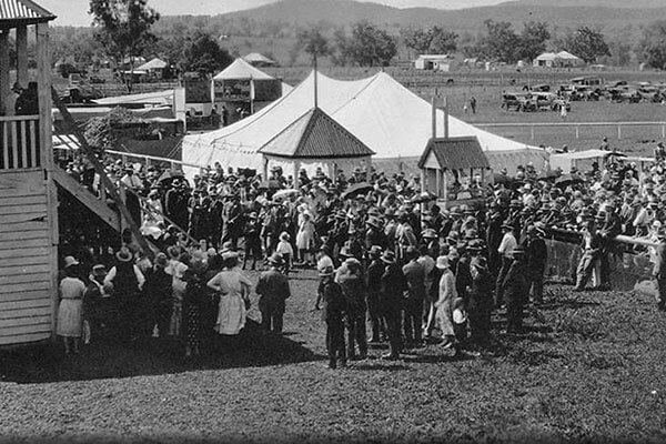 Inaugural Bingara Show in 1932. Courtesy Bingara Show Society