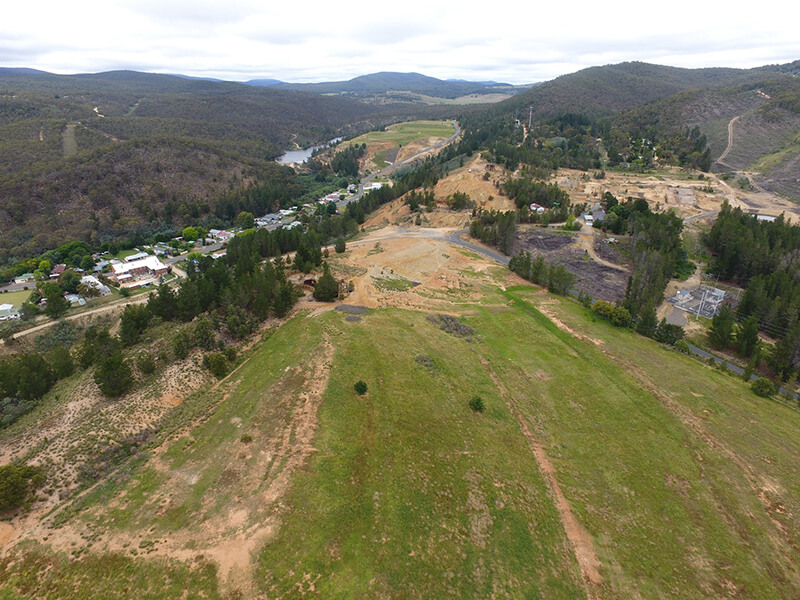 Captains Flat, aerial view