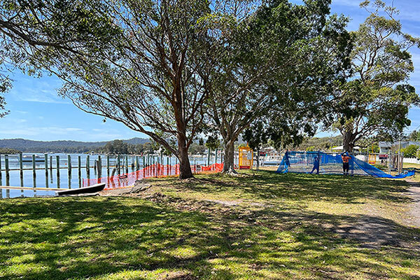 The site of the former Empire Bay Marina