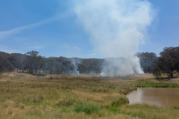 Culturally informed burn in Tumut