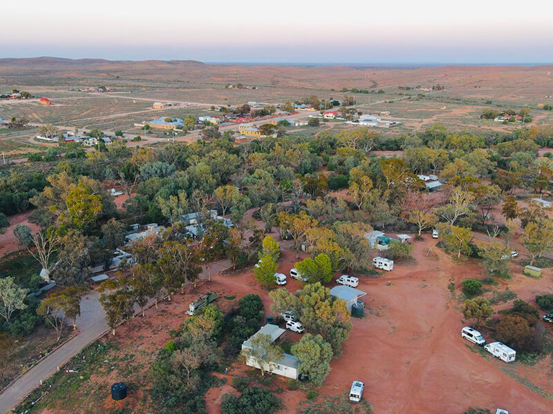 Penrose Park, aerial view