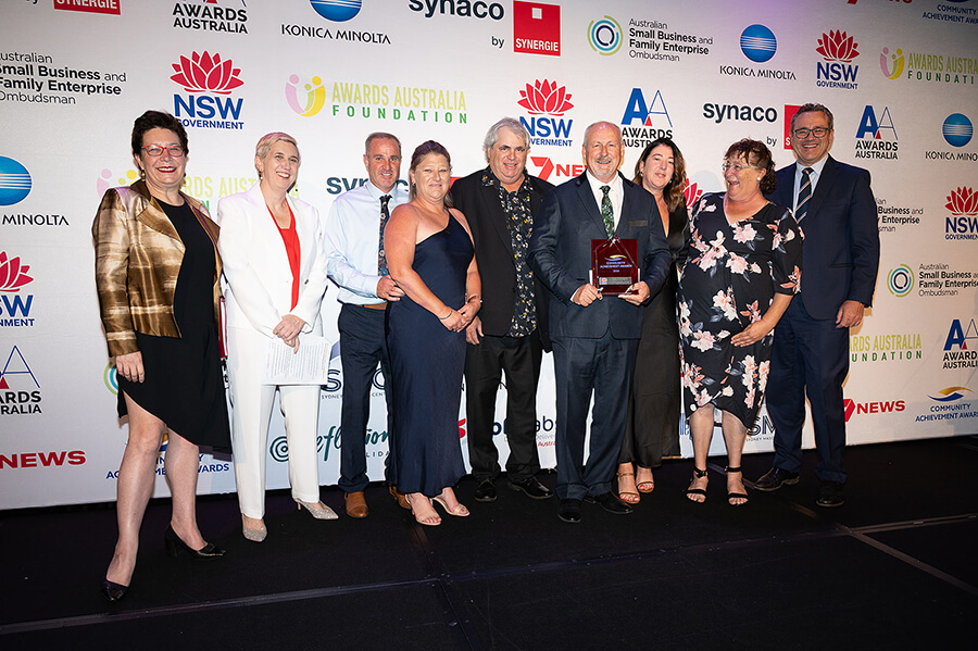 Minister for Lands and Property Steve Kamper congratulates Armidale’s June Dangar, Tweed Shire Council and Calarie Recreation Reserve Land Manager (pictured) for winning Statewide awards for excellence in Crown land management at the 2024 Community Achievement Awards for NSW and the ACT.