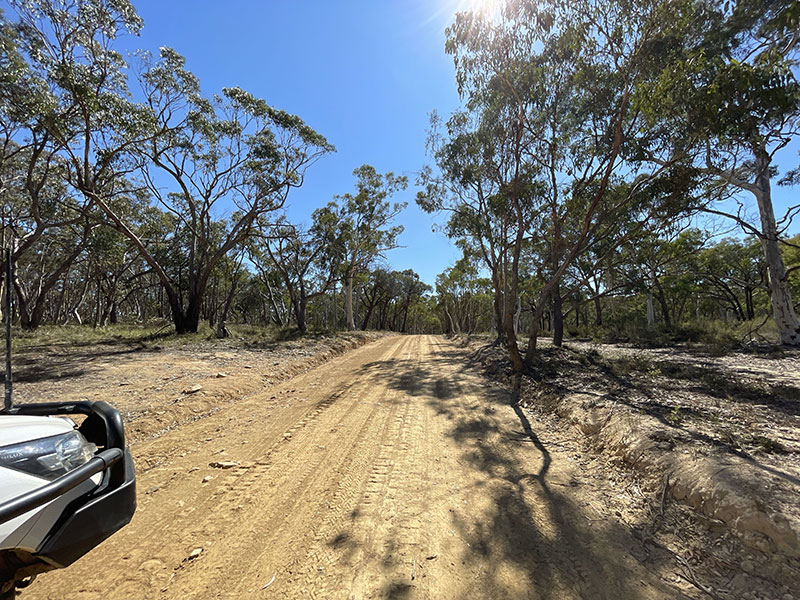 Fire trails around historic Hill End
