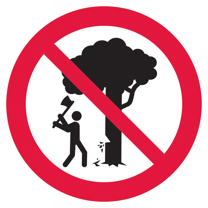 No cutting of trees