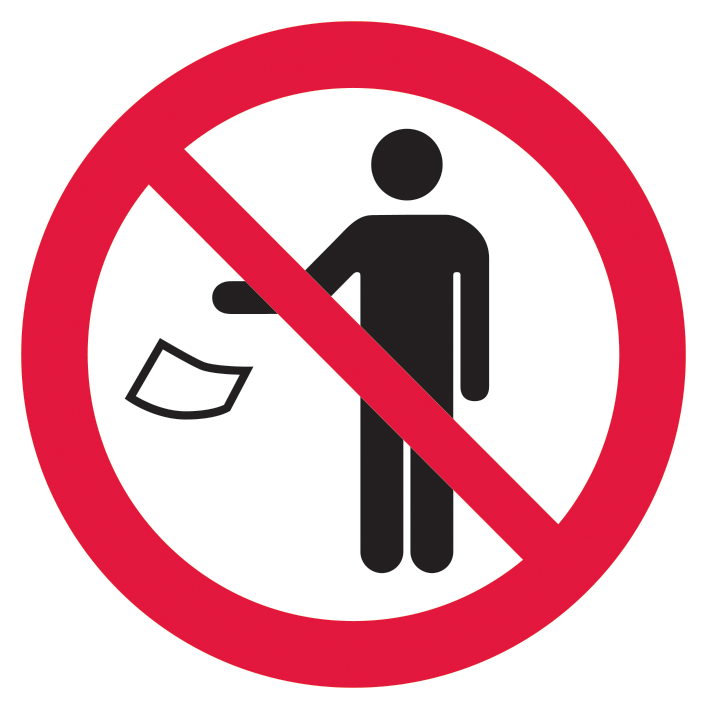 No littering