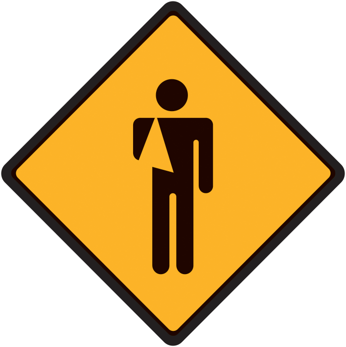 Warning - injury risk