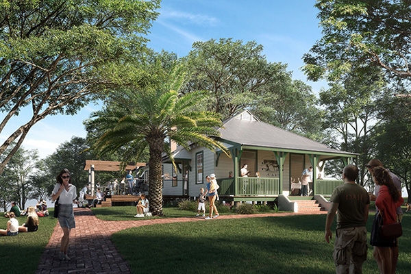 Artist impression of what the refurbished Police Cottage will look like. Artist impression of what the refurbished Police Cottage will look like.