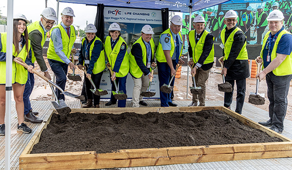 Sod turning work is underway on the new $23 million PCYC on Crown land at Wagga Wagga. Sod turning work is underway on the new $23 million PCYC on Crown land at Wagga Wagga.