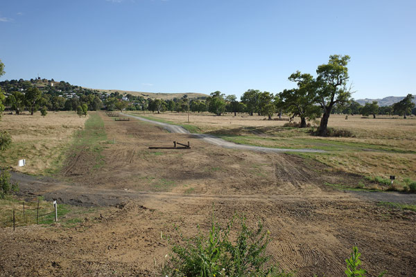 View of former Prince Alfred timber viaduct route