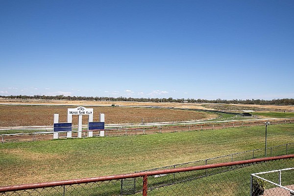 View from the Moree Race Club grandstand View from the Moree Race Club grandstand