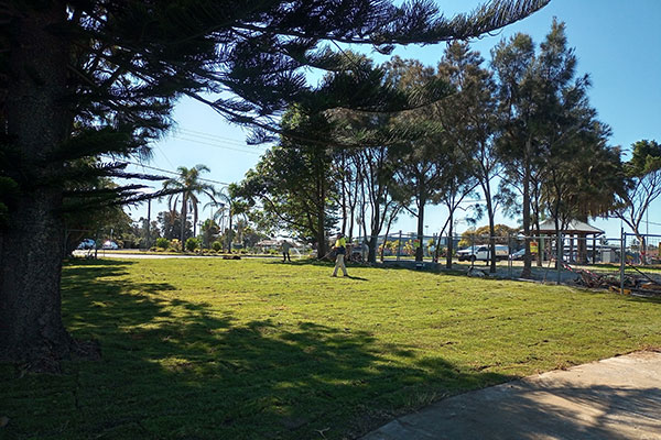 After the land has now been returned to public open space After the land has now been returned to public open space