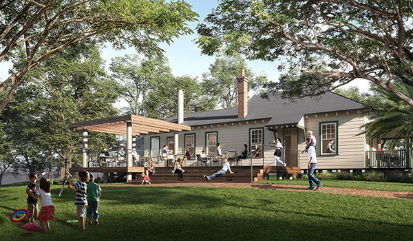 Artists impression restored Police Cottage Artists impression restored Police Cottage