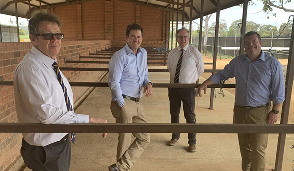 Dubbo MP Dugald Saunders and Racing Minister Kevin Anderson at Dubbo Turf Club. Dubbo MP Dugald Saunders and Racing Minister Kevin Anderson at Dubbo Turf Club.