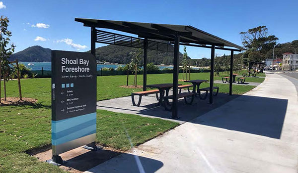 New furniture and improved foreshore open space