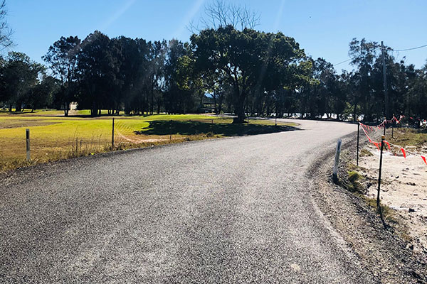 New sealed road New sealed road