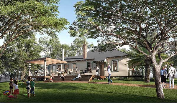 Artist impressions of what the revamped cottage will look like as a dining venue Artist impressions of what the revamped cottage will look like as a dining venue