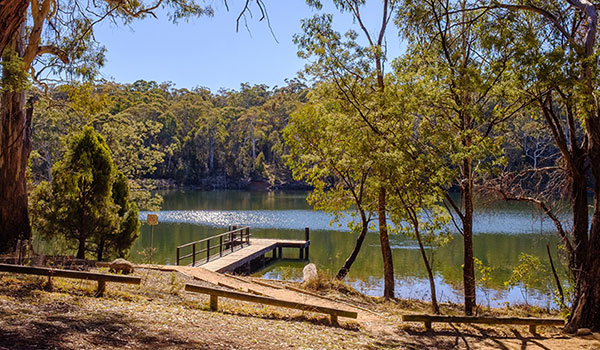 Sheba Dams site near Hanging Rock Sheba Dams site near Hanging Rock