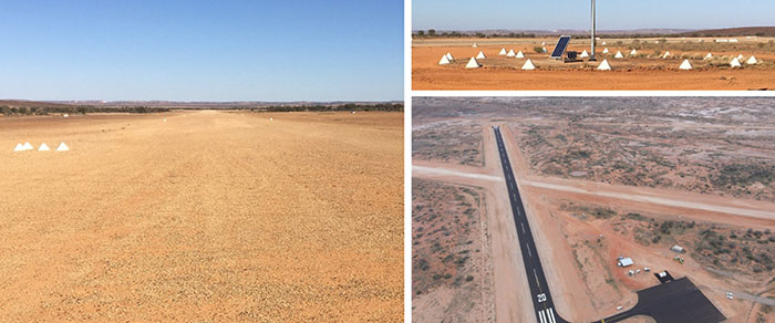 Aerial view of Tibooburra Aerodrome