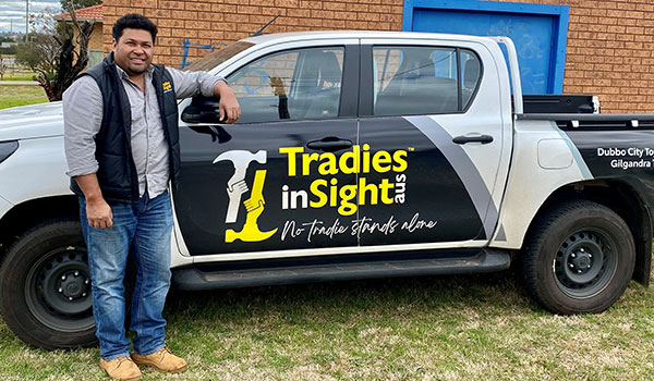Tradies in Sight founder Bruno Efoti Tradies in Sight founder Bruno Efoti